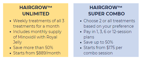 WHAT ARE HAIRGROW™ PLANS LIKE