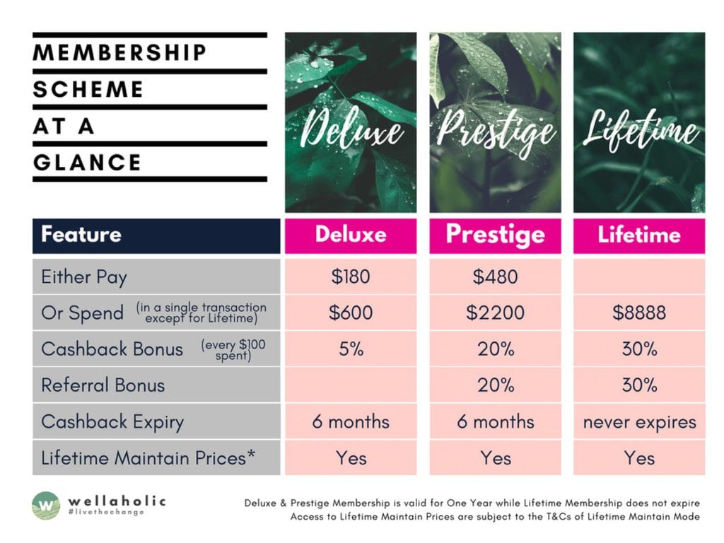 Wellaholic Membership Scheme
