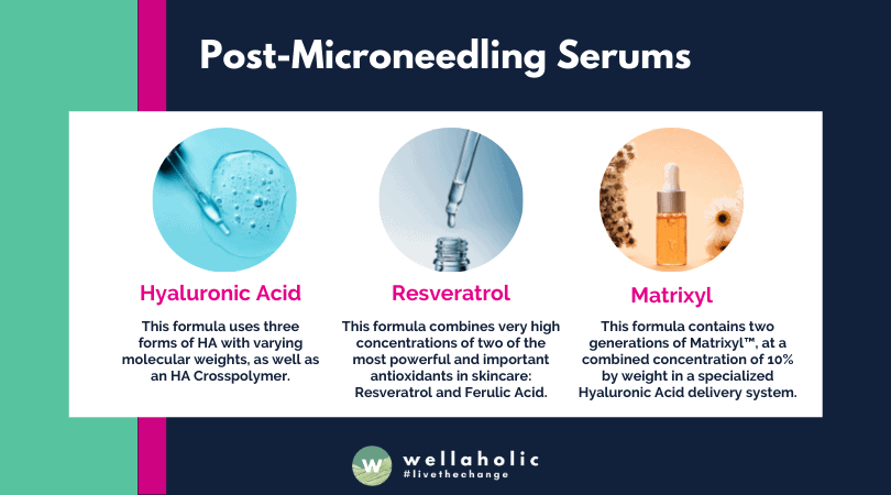 wellaholic post microneedling serums 2